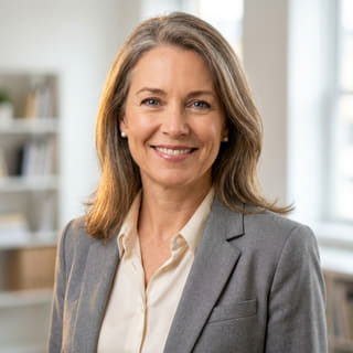 Sarah Coleman, présentée comme directrice financière chez Cerisier Capitivo, en photo de profil
